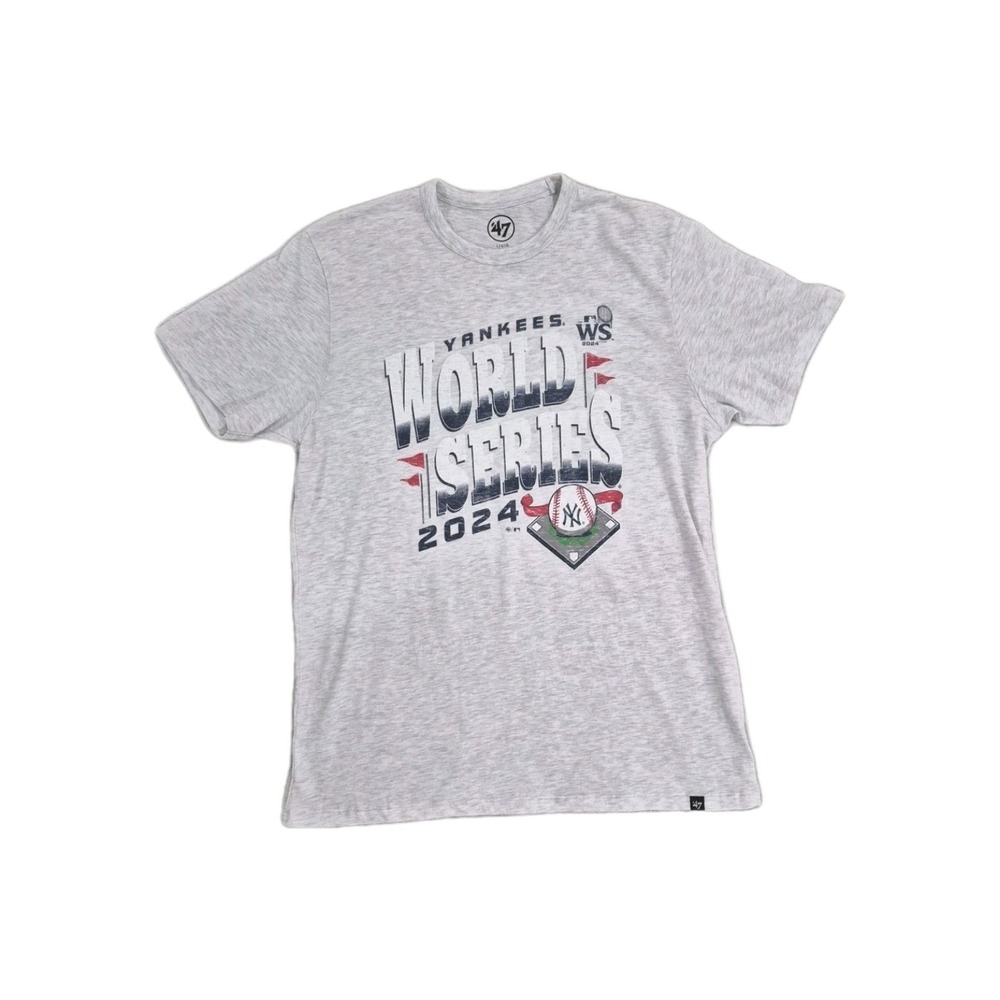 '47 2024 World Series Men's New York Yankees T-Shirt Size (Large)